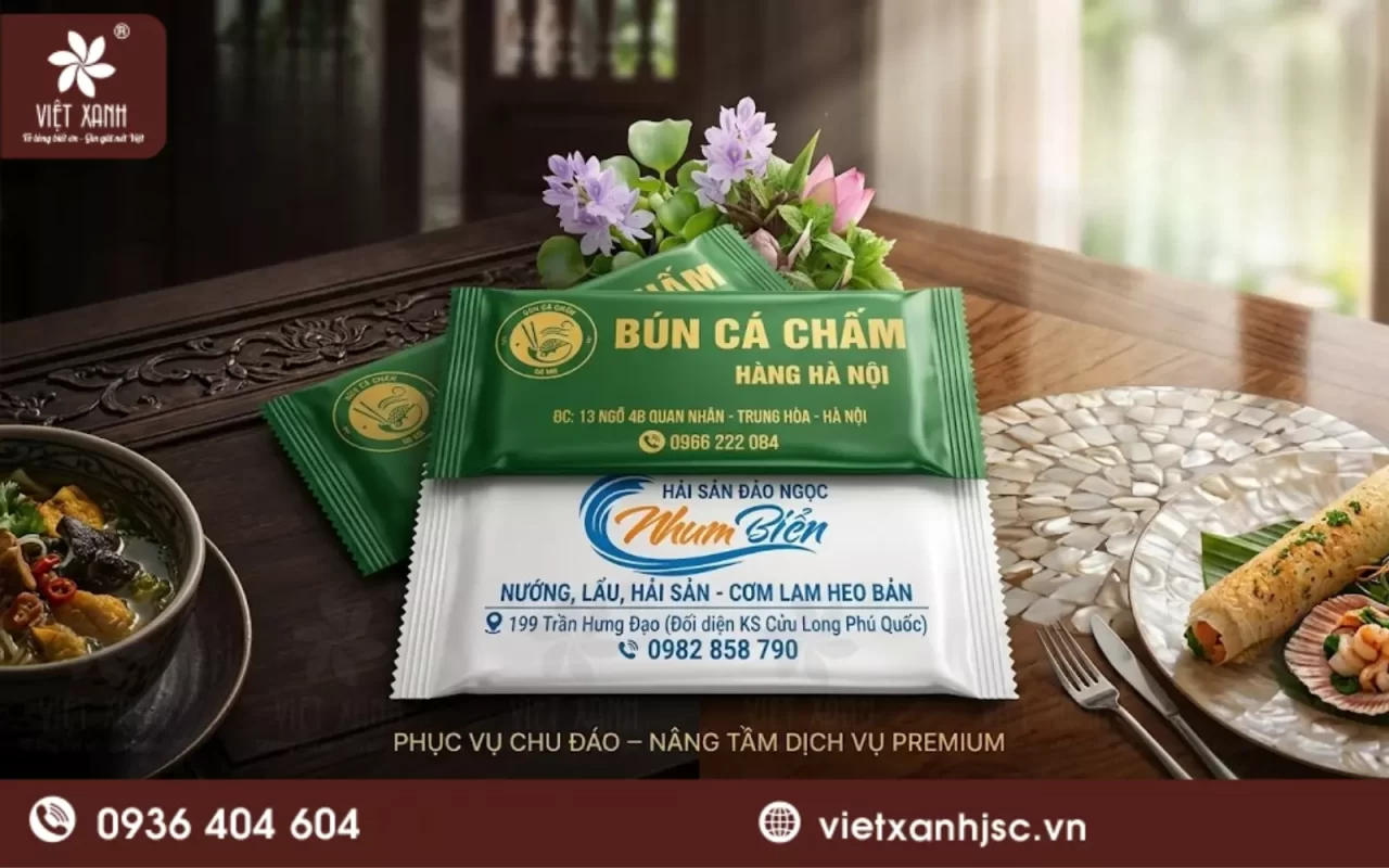 khăn ướt tại măng đen