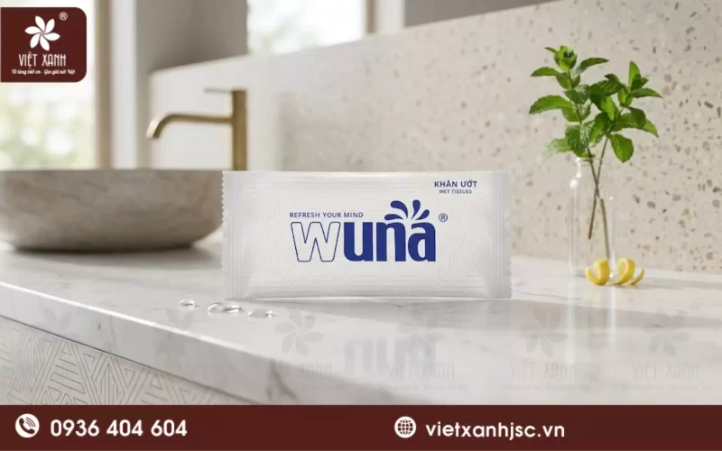 khăn ướt tại tam đảo