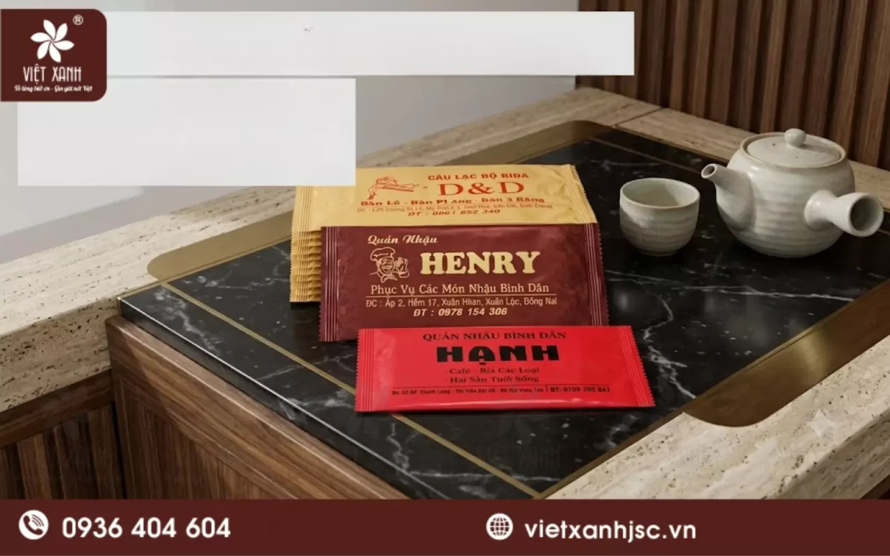 khăn ướt tại trạm dừng nghỉ cao tốc Hà Nội - Hải Phòng