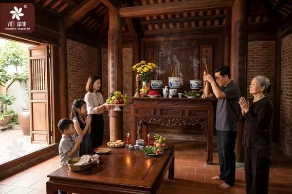 3 bát hương trên bàn thờ thì thờ những ai?