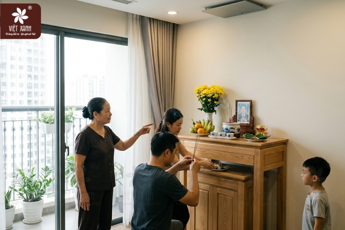Bàn thờ có 1 bát hương có được không?