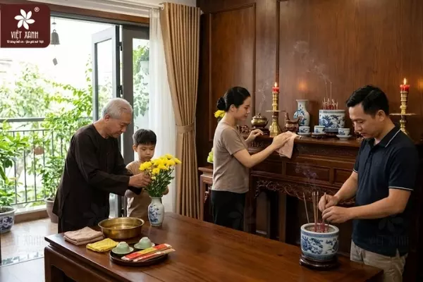 Bí quyết giữ gìn sự thanh tịnh cho không gian thờ cúng