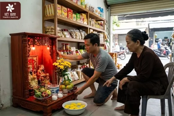 Cách đặt bàn thờ thần tài đúng vị trí và tầm quan trọng