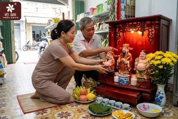 Cách đặt Ông Địa Thần Tài đúng vị trí, đem may mắn, tài lộc
