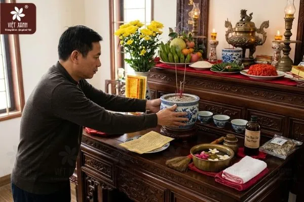 Cách xử lý khi bát hương bị dịch chuyển?