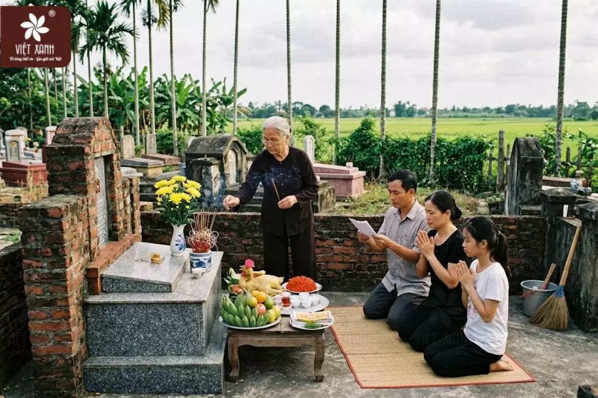 Chi tiết bài văn khấn thắp hương ngoài mộ