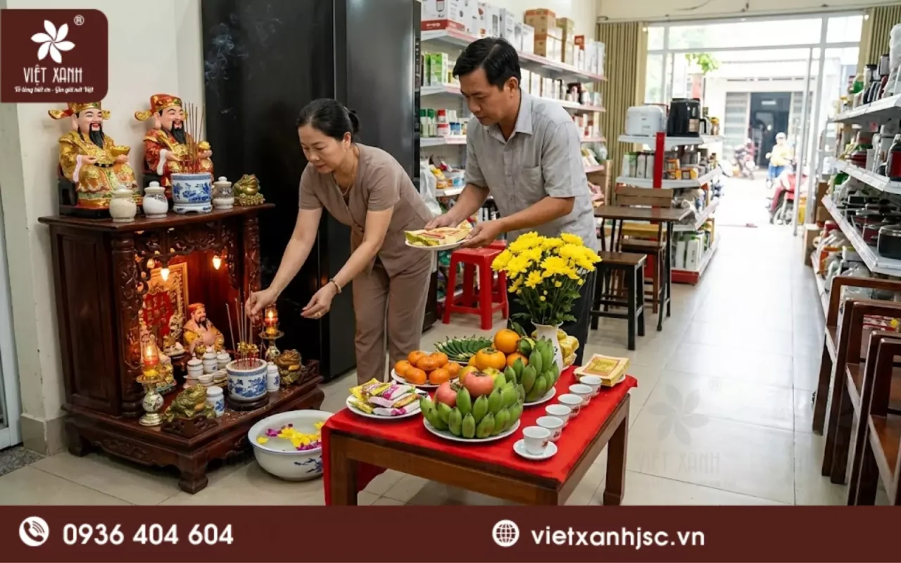 Chi tiết văn khấn thần tài giúp không gian thờ luôn bình an, vượng phát