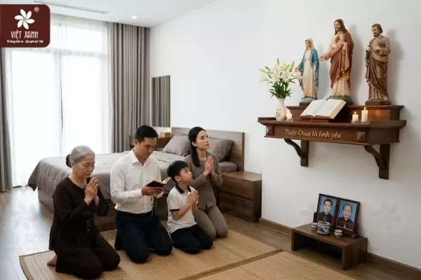 Có thể đặt bàn thờ Chúa trong phòng ngủ hay không?