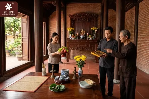 Hướng đặt bàn thờ và những đồ thờ thiết yếu