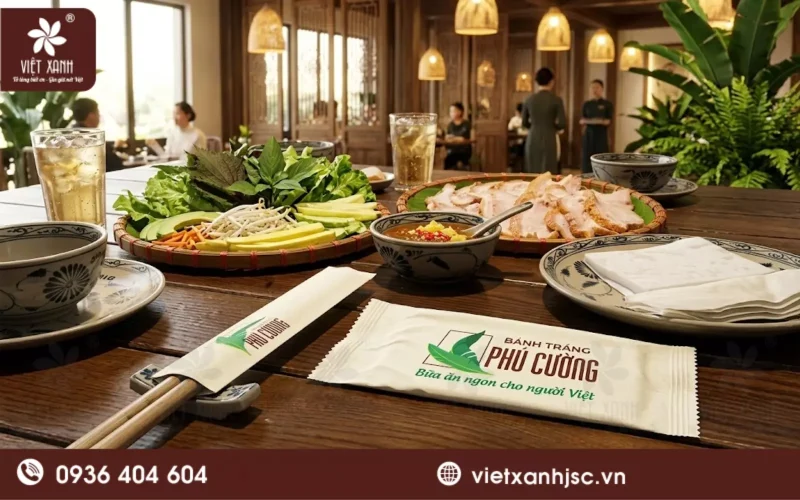 khăn ướt tại bến xe giáp bát