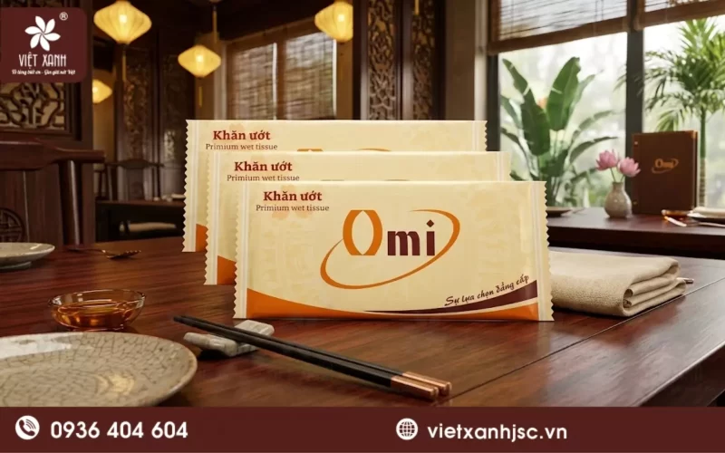khăn ướt tại đất mũi cà mau
