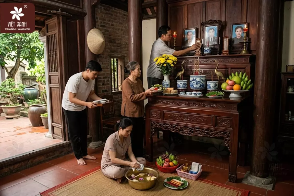 Lưu ý quan trọng khi sắp xếp bàn thờ