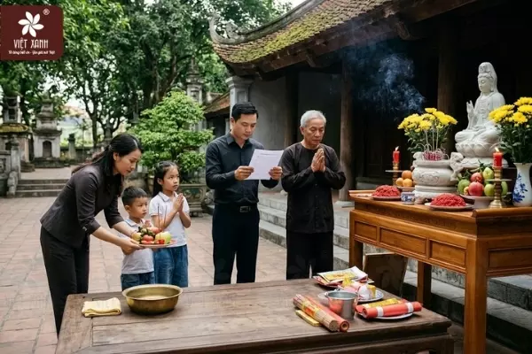 Mẫu văn khấn bốc bát hương mới cho Phật và Ngoài Mộ