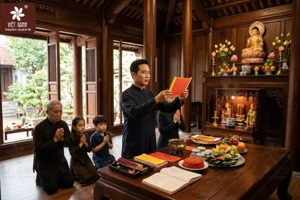Mẫu văn khấn cho Thần Tài, Thờ Phật và Ngoài Mộ