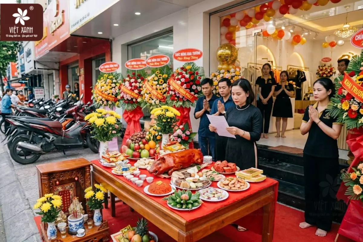 Mẫu văn khấn thần tài ngày rằm, mùng 10 và khai trương