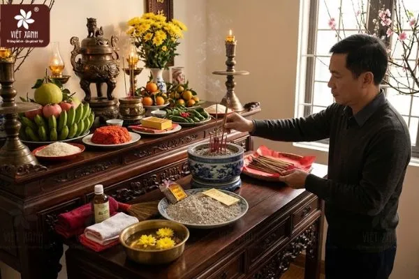 Nên thay tro, rút chân hương vào thời điểm nào?