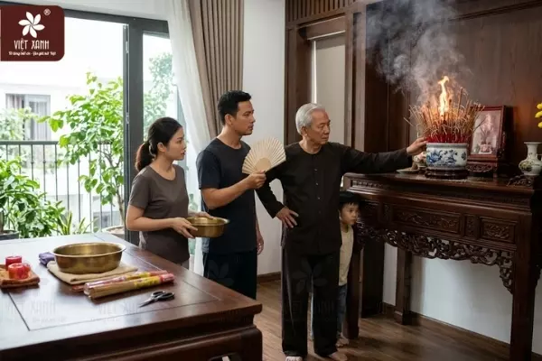 Nguyên nhân bát hương hóa âm dương