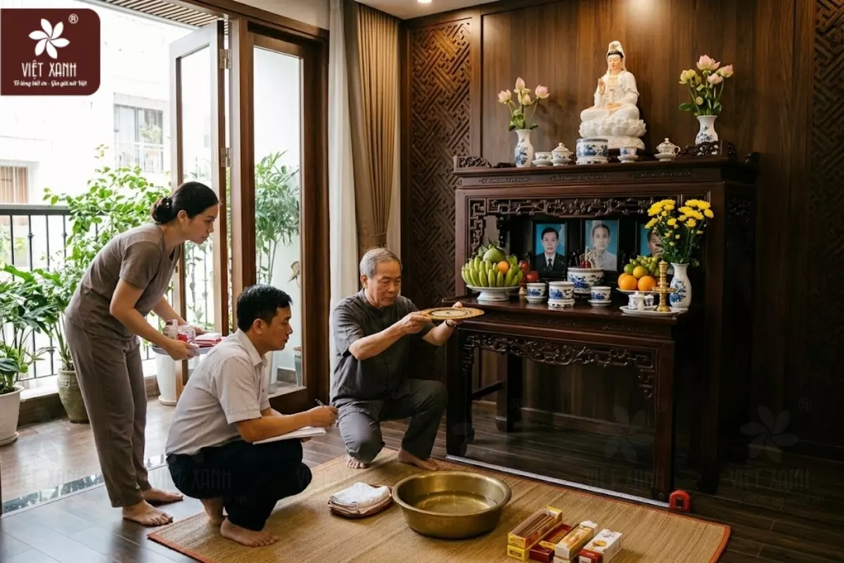 Những kiêng kỵ khi bố trí bàn thờ Phật và gia tiên