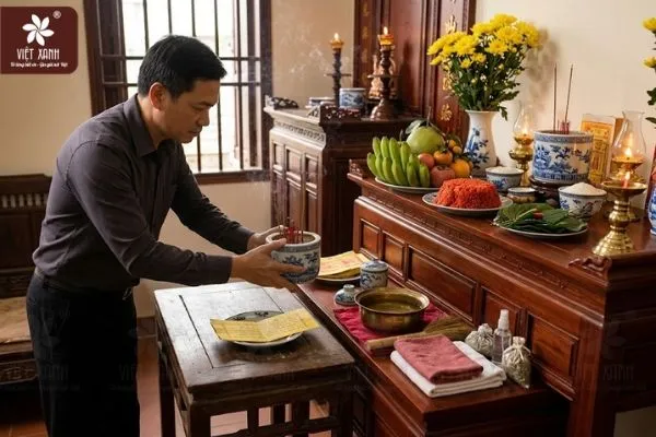 Những lưu ý khi dịch chuyển bát hương sang bàn thờ mới