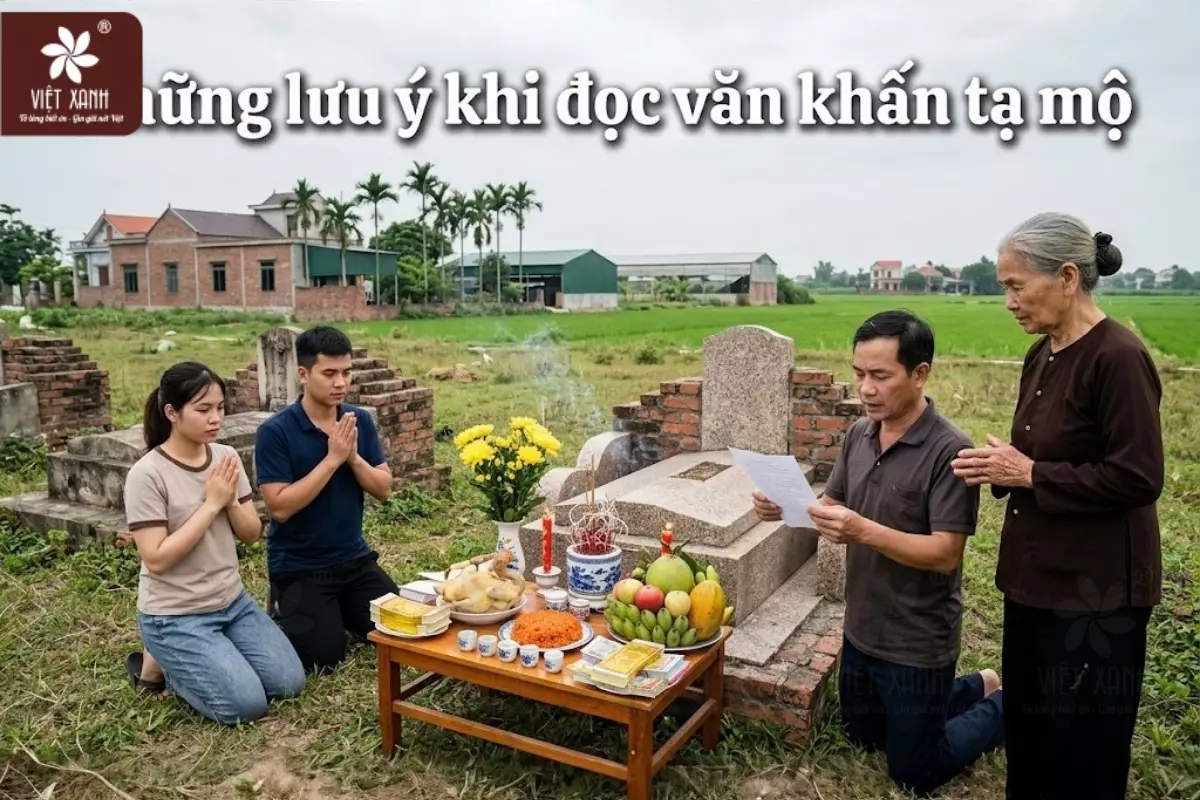 Những lưu ý khi đọc văn khấn tạ mộ