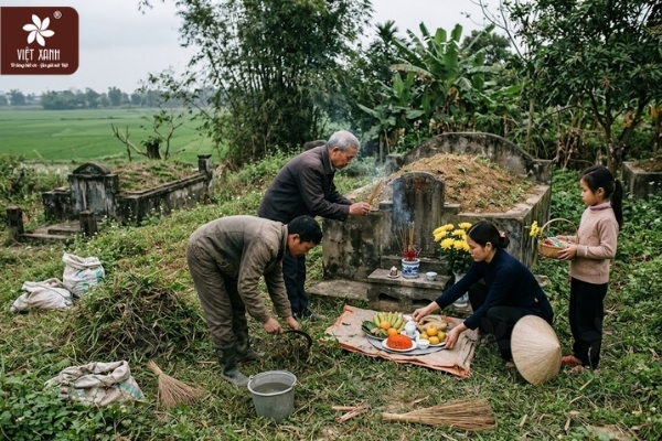 Những nghi thức cần có trong lễ cúng Tết Thanh Minh