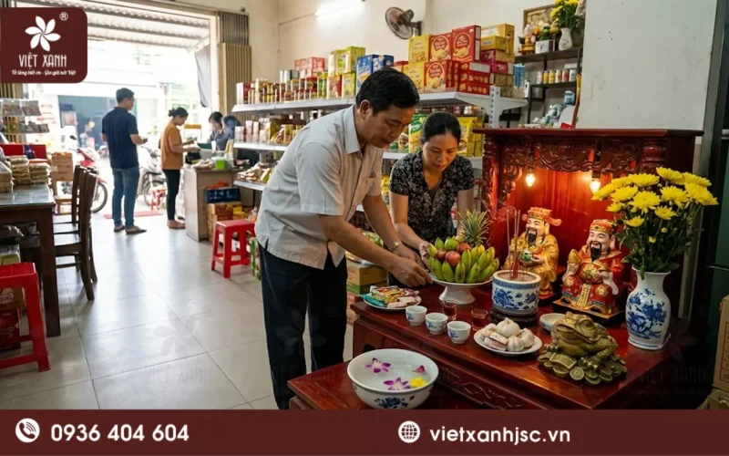Tại sao gia chủ cần nắm rõ cách đặt bàn thờ ông địa thần tài trong kinh doanh?