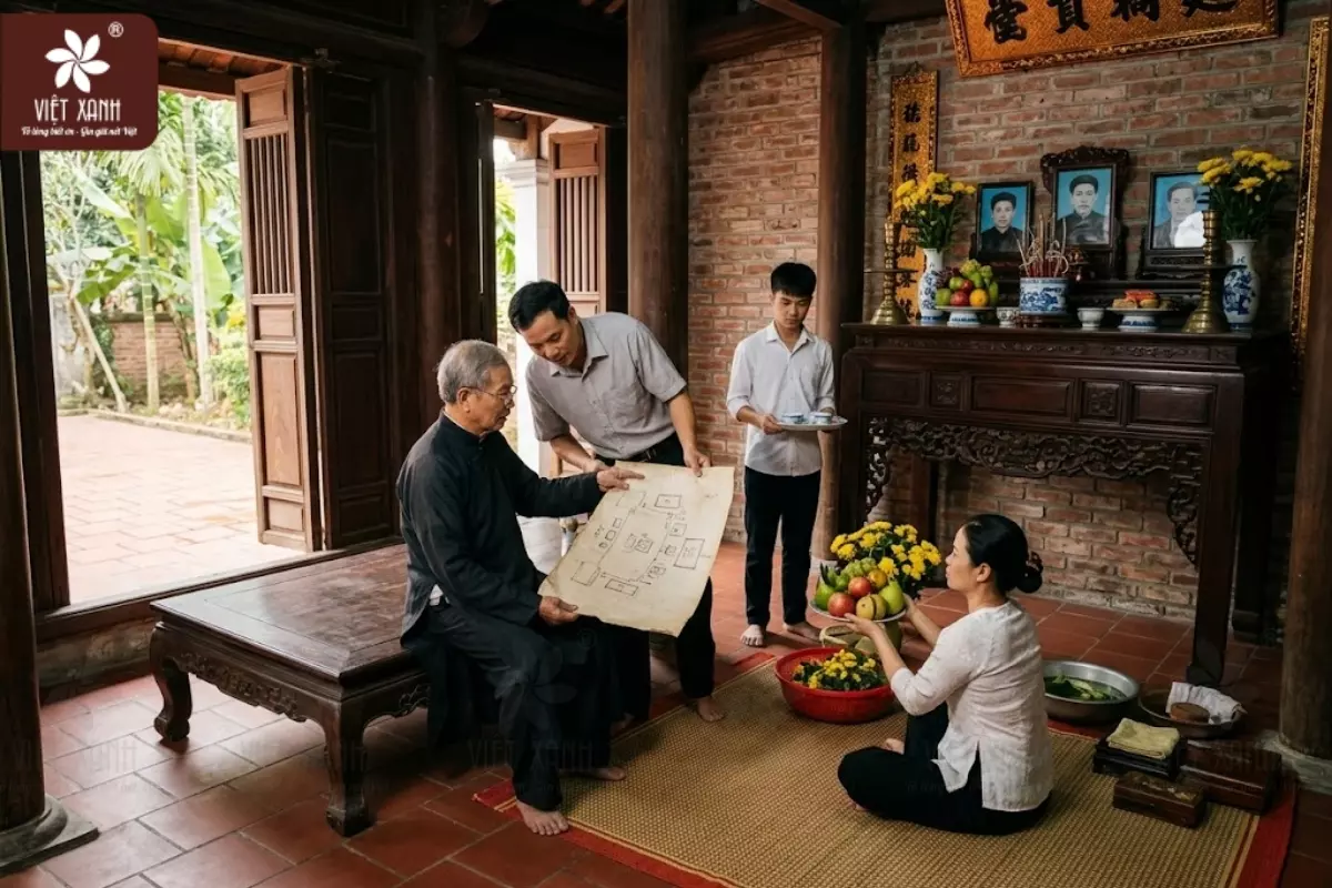 Tại sao sơ đồ bài trí bàn thờ gia tiên quan trọng?