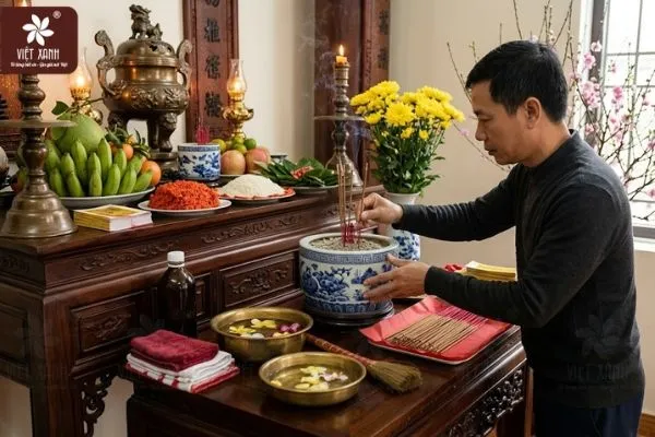 thay chân hương cuối năm vào ngày nào