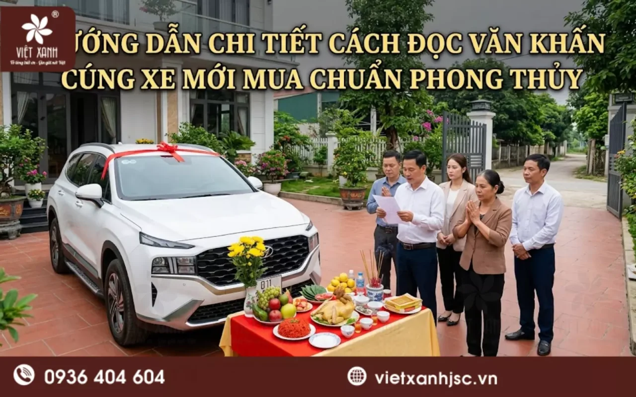 văn khấn cúng xe mới
