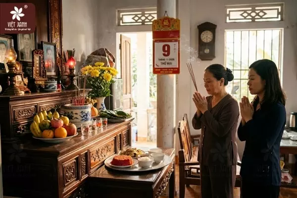 Văn khấn mùng 1 tháng 10 thần Thổ Công và các vị thần