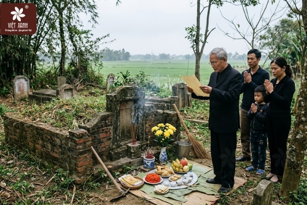 Văn khấn Thanh Minh ngoài mộ chuẩn văn khấn cổ truyền Việt Nam