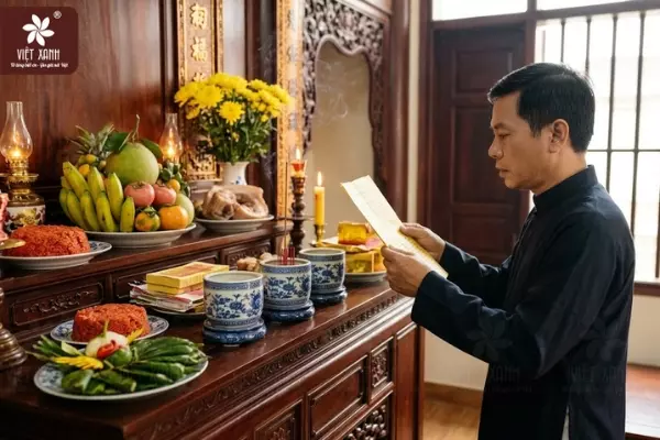 Văn khấn thay ban thờ, bốc bát hương
