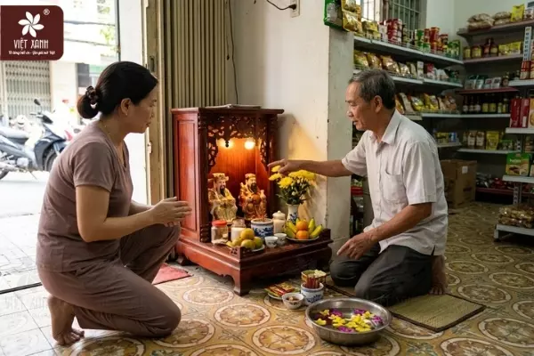 Vì sao phải đặt Thần Tài Thổ Địa đúng vị trí trên bàn thờ?