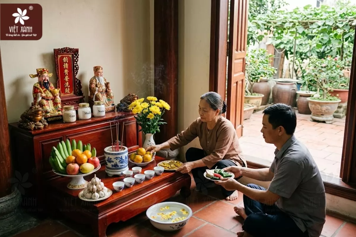 Vị trí đặt bàn thờ thần tài và nguyên tắc sắp xếp ban thờ thần tài